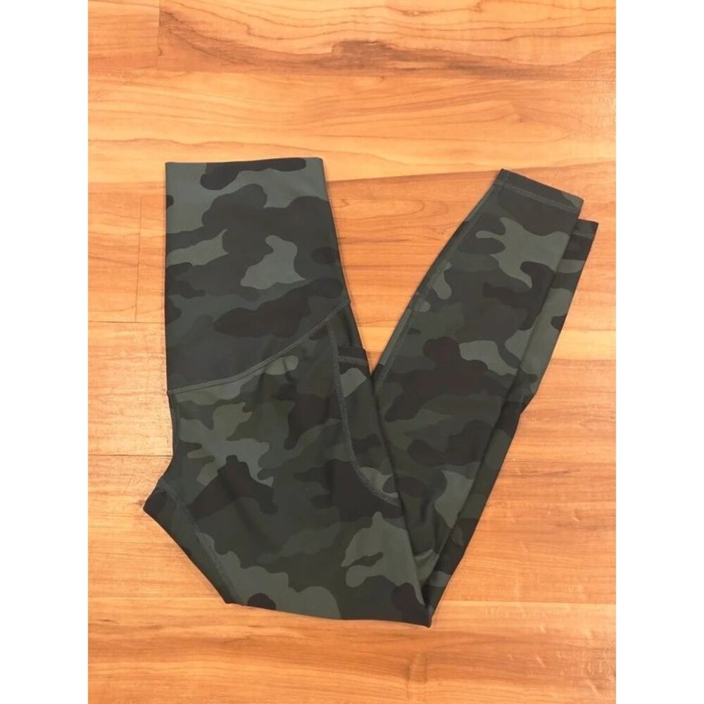 Old Navy Maternity Active Powersoft Green Camo Leggings XS